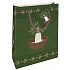Nekupto Gift paper bag 14 x 11 x 6,5 cm Christmas candle in a nut