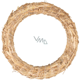 Straw wreath 25 cm