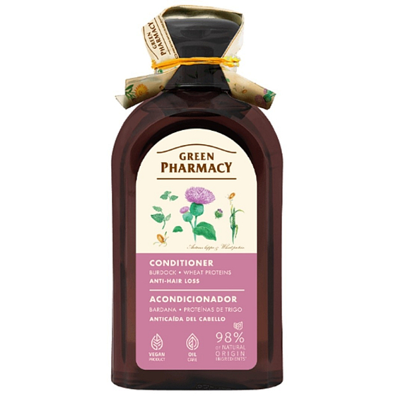 Green Pharmacy Burdock oil conditioner against hair loss 300 ml