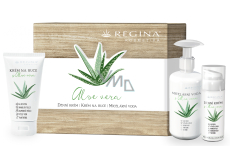 Regina Aloe Vera day cream 50 ml + micellar water 250 ml + hand cream 75 ml, cosmetic set
