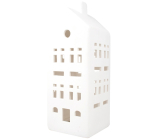 Porcelain house with LED lighting 21,5 cm