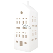 Porcelain house with LED lighting 21,5 cm