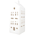 Porcelain house with LED lighting 21,5 cm