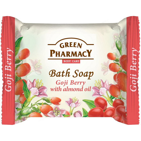 GREEN solid soap Goji and almond oil 100 g