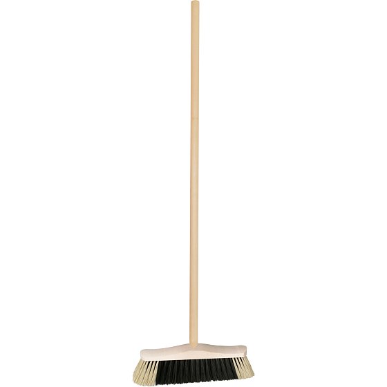 Spokar 5111/611 broom with handle, uncut synthetic PET fibers, 120 cm
