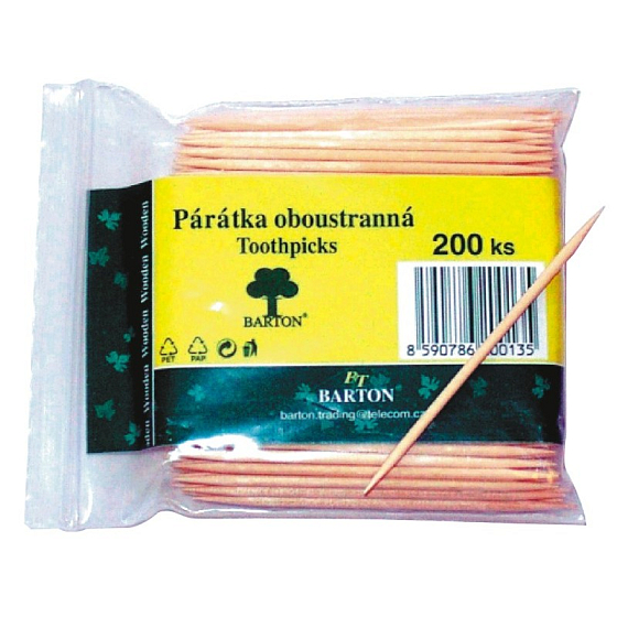 Bartoň Double-Sided Toothpicks 200 pieces
