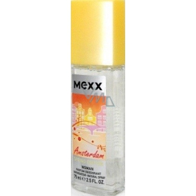 Mexx Amsterdam Woman perfumed deodorant glass for women 75 ml