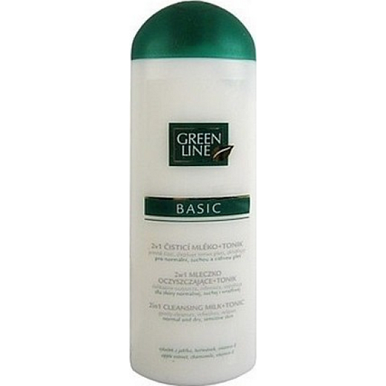 Green Line Basic 2 in 1 cleansing milk and tonic 200 ml