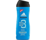 Adidas 3 After Sport shower gel for body and hair for men 400 ml