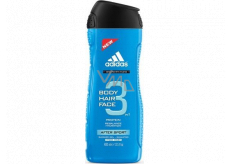 Adidas 3 After Sport shower gel for body and hair for men 400 ml
