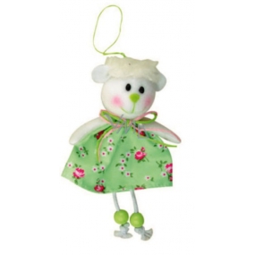 Sheep in a flowered skirt 15 cm