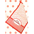 Nekupto Beautiful home tea towel with original print Wonderful cookbook 40 x 60 cm 1 piece