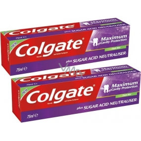 Colgate Maximum Cavity Protection Fresh Mint toothpaste 2 x 75 ml