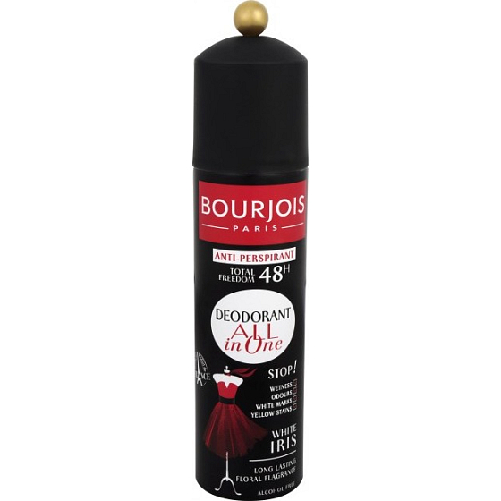 Bourjois All in One 48-hour antiperspirant deodorant spray for women 150 ml