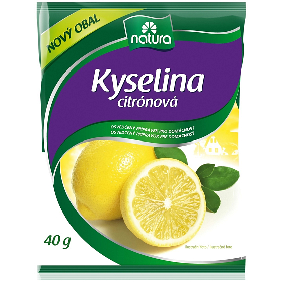 Natura Citric acid for food proven household product 40 g
