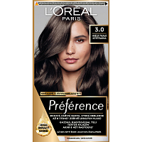 L'oreal Paris Préférence hair color, dark brown 3.0