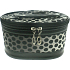 Cosmetic case polka dot black 19 x 14.5 x 12 cm 70590