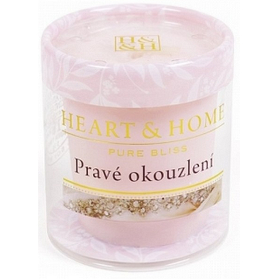 Heart & Home True enchantment Soy scented candle without packaging burns for up to 15 hours 53 g