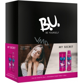 BU My Secret eau de toilette for women 50 ml + deodorant spray 150 ml, gift set