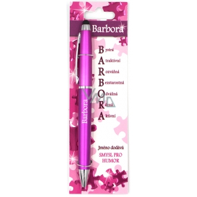 Nekupto Stylus Ballpoint pen named Barbora