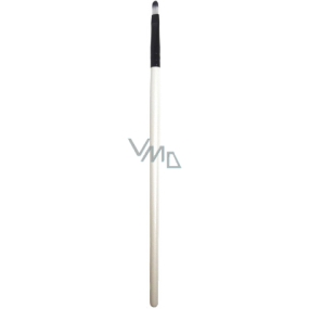 Cosmetic brush black and white rounded thin 17,5 cm 30190-16