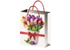 All-year gift bag L- tulips 32x26x12,7cm 12181 6842