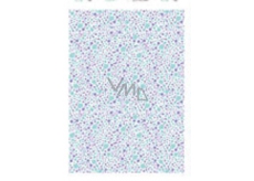 Ditipo packing papers. 2pcs 100x70 white violet and turquoise stars