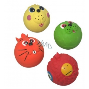 Trixie Latex Ball with face toy for animals 6.3 cm