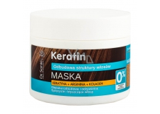 Dr. Santé Keratin Hair deeply regenerating and nourishing mask for fragile hair without gloss 300 ml