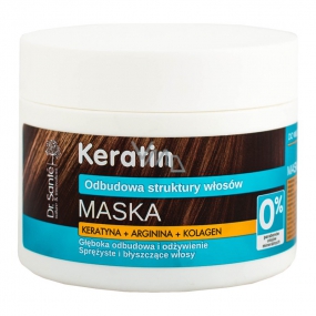 Dr. Santé Keratin Hair deeply regenerating and nourishing mask for fragile brittle hair without shine 300 ml