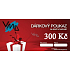 VMD Drogerie gift voucher for the purchase of goods worth CZK 300
