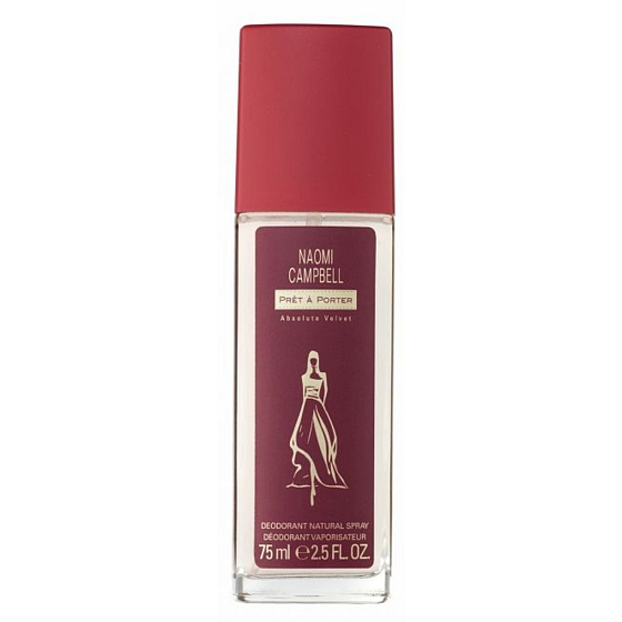 Naomi Campbell Prêt-à-Porter Absolute Velvet perfumed deodorant glass for women 75 ml