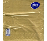 Aha Paper napkins 3 ply 33 x 33 cm 20 pieces Christmas monochrome Gold