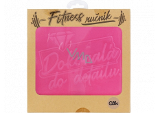 Albi Fitness Towel Perfect to detail pink 90 x 50 cm