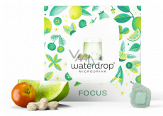Waterdrop FOCUS - sharpen your senses, lime, green coffee, baobab, invigorating microdrink 12 capsules