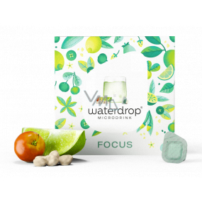 Waterdrop FOCUS - sharpen your senses, lime, green coffee, baobab, invigorating microdrink 12 capsules