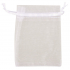 Organza bag white 9 x 12 cm