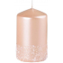 Emocio Frosted candle beige cylinder 60 x 100 mm