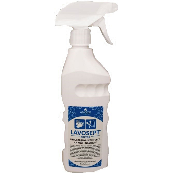 Lavosept Universal Lemon solution for disinfection of skin and tools 500 ml spray