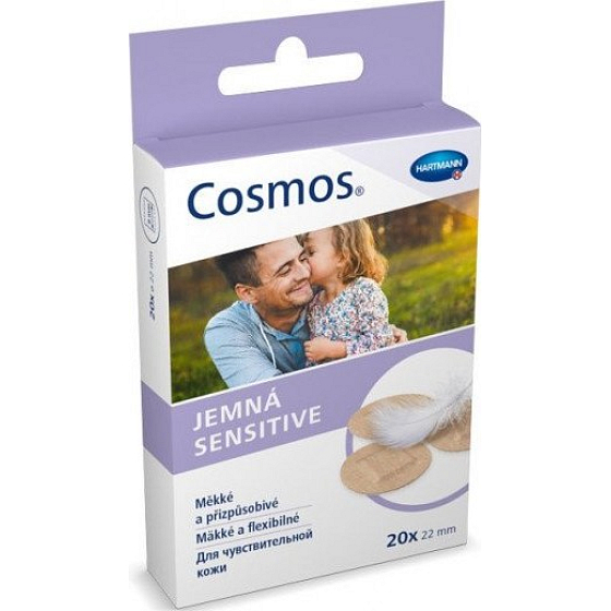 Cosmos Sensitive gentle round plaster 20 pieces