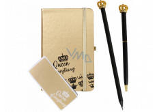 Albi Writing set Queen of Everything small notebook + pen + pencil + self-adhesive pad