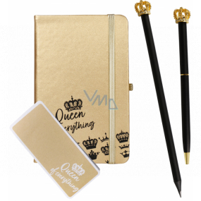 Albi Writing set Queen of Everything small notebook + pen + pencil + self-adhesive pad