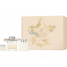 Chloé Chloé eau de parfum 75 ml + body lotion 100 ml + eau de parfum 5 ml, gift set for women
