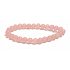 Rosemary matt bracelet elastic natural stone, ball 6 mm / 16 - 17 cm, love stone