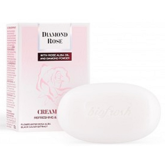 BioFresh Diamond Rose creamy soap with white rose 100 g