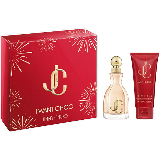 Jimmy Choo I Want Choo Eau de Parfum 60 ml + Body Lotion 100 ml, gift set for women