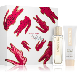 Lacoste pour Femme eau de parfum 50 ml body lotion 50 ml gift set for women VMD parfumerie drogerie
