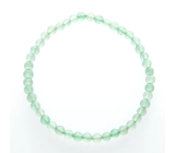 Aventurine bracelet elastic natural stone, ball 4 mm / 19 cm, lucky stone