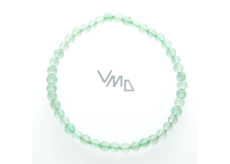 Aventurine bracelet elastic natural stone, ball 4 mm / 19 cm, lucky stone