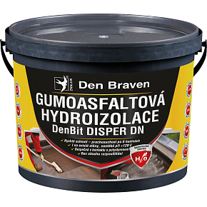 Den Braven DenBit Disper DN rubber asphalt waterproofing, 10 kg